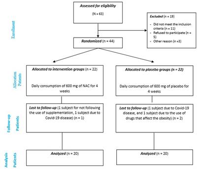 Effects of N-acetylcysteine on aging cell and obesity complications in obese adults: a randomized, double-blind clinical trial